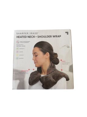 Sharper Image Heated Neck & Shoulder Wrap